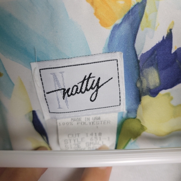 Vintage Floral Jacket Small Full Zip - Picture 9 of 11